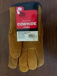 Midwest Cowhide Leather Gloves Pike Lined Large Style 430PL. Fixed Price $12.00.