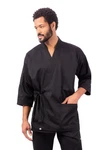 Men's Sushi Chef Coat, Black, Large-x-large. Fixed Price $55.71.