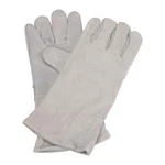 14 Inch Lined Leather Welding Gloves, Heat Resistant Bbq Wood Stove Oven Mitts. Fixed Price $10.99.