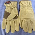 Klein Tools Heavy Duty Cowhide Leather Work Gloves Large Slip On Style. Fixed Price $19.99.