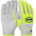 Boss Pip 9916 Heavy Duty Work Gloves Neon Goatskin Leather - Size Small. Fixed Price $10.00.