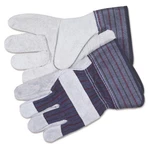 Mcr Safety 12010XL Men's Gunn Cut Split Leather Palm Gloves Xl/gray (1-PR) New. Fixed Price $35.44.