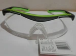 3M Performance Safety Glasses Black / Green Frame Clear Lens Anti-fog. Fixed Price $9.99.
