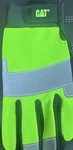 Cat High-visibility Padded Palm Utility Work Gloves Large Synthetic Leather. Fixed Price $15.00.