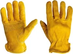 Unisex Adult Leather Gloves, Yellow, X-large Pack Of 3 Us. Fixed Price $34.84.