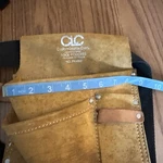 Clc Work Gear Suede Leather Tool Pouch With Belt Carpenter Electrician Holder. Fixed Price $12.00.