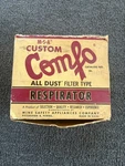 Vintage Msa Comfo Custom All Dust Respirator Mask W/ Original Box & Filters. Fixed Price $59.99.