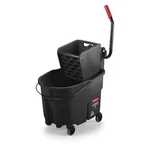 Rubbermaid Commercial 1863896 3/4 Gal Wavebrake Side Press Mop Bucket And. Fixed Price $151.00.
