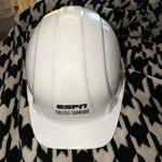 Home Depot Espn College Game Day Hard Hat Helmet White Adjustable ( With Marks. Fixed Price $50.00.