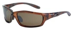 Crossfire Infinity Safety Glasses Crystal Brown Frame Hd Mirror Lens. Fixed Price $15.19.