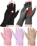 Satinior 5 Pairs Arthritis Compression Gloves Fingerless Pain. Fixed Price $23.45.