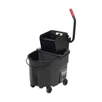Rubbermaid Commercial Wavebrake Side-press Wringer/bucket Combo, 35 Qt, Black. Fixed Price $314.65.