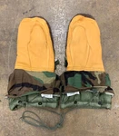 Woodland Arctic Extreme Cold Weather Mittens Medium N4B Usgi Nos. Fixed Price $29.90.