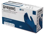 Gloveworks Hd Blue Latex Disposable Exam Gloves 13 Mil, Powder Free, 50/BOX. Fixed Price $21.62.