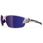 Edge TSDKAP248-G2 Khor Safety Glasses White Frame Blue Polarized Lens. Fixed Price $28.00.