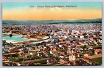 Bellingham General View Edward Mitchell Divided Back Postcard C. 1910S. Fixed Price $5.95.