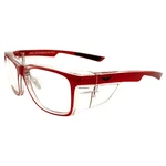 Global Vision Rxt Safety Glasses Rxable Crystal Red Frames W/clear Lenses. Fixed Price $37.99.