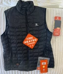 Fieldsheer Mobile Warming Heated Back Country Vest- Black Women's Medium. Fixed Price $115.00.