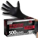 Venom Steel Industrial Nitrile Gloves, Chemical Resistant Disposable Black. Fixed Price $180.40.