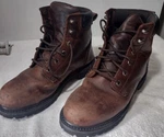 Kings By Honeywell Classic 6 Inch Brown Steel Toe Leather Boots Size 10. Fixed Price $25.88.