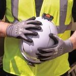 Klein Tools 60586, Knit Dipped Gloves, Cut Level A2, Touchscreen, X-large, Pair. Fixed Price $16.74.