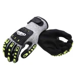 Nsi GLV-800L White/black Nylon A4 Cut-resistant Gloves, Nitrile Palm, Large. Fixed Price $35.37.