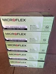 500 Ct Ansell Microflex Medium V282 Disposable Gloves, 2.8 Mil Vinyl Powder-free. Fixed Price $20.45.