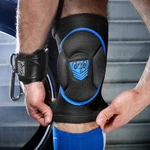 Fort Troff Men's Pair Blue Skull Knee Pads. Fixed Price $38.00.