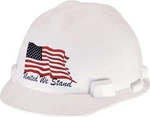 Msa Safety Works 10034263 United We Stand Usa White Hard Hat Cap Style 3259868. Fixed Price $8.95.