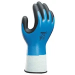 Showa 377M-07 Coated Gloves, Foam Nitrile, Sandy, Palm, 6 Abrasion Level, Blue,. Fixed Price $7.99.