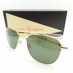 Ao American Optical Original Pilot 23K Gold Green Lens Options New Sunglasses. Fixed Price $178.50.