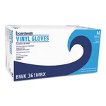 Boardwalk Exam Vinyl Gloves, Clear, Medium, 3/5 Mil, 1000/CARTON. Fixed Price $53.39.