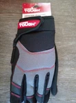 Men's Hyper Tough Vibration Resistant Gloves Red/black Size Large. Fixed Price $20.00.
