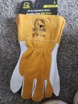 Black Stallion A6 Cut Resistant Grain Goatskin Palm Mig Glove Large. Fixed Price $15.00.