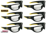 6-DEWALT Dominator Work Eyewear Clear Protective Shooting Safety Glasses ANSIZ87. Fixed Price $34.75.