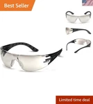 Endeavor Plus Safety Glass Black/gray Frame With Foam Padding Clear H2MAX Ant.... Fixed Price $17.77.