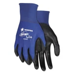 Mcr Safety Ultra Dexterity Work Gloves, EN388: 4131, Med, Blue/black, 12 Pairs. Fixed Price $61.05.