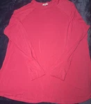 Basicbae Fashion Women's Pink Solid Long Sleeve Round Neck Knit T-shirt 3XL. Fixed Price $10.00.