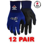 Mcr Safety N9696 Ninja Lite Polyurethane Nylon Coated Work Gloves (12 Pair). Fixed Price $39.95.