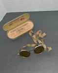 Antique Willson Side Shield Service Goggles Safety Glasses Case 1916 Steampunk. Fixed Price $80.00.