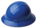 Erb 19206 Full Brim Hard Hat With 4-POINT Ratchet Suspension, Blue. Fixed Price $39.01.
