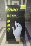 Awp 100 Nitrile Disposable Gloves Blue Fits Most Latex Free Touchscreen Compatib. Fixed Price $14.99.