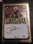 2025 Sage High Series Jacob Zeno -next Level Signatures Autograph Gold /10. Fixed Price $24.99.