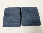 West Elm Jersey Linear Cotton Cloud Standard Sham Midnight. Fixed Price $36.00.