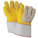 Magid 64JTNEG Multimaster 18 Oz. Double Palm Gloves Elastic Back Yellow Mens. Fixed Price $95.89.