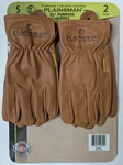 Plainsman Premium Cabretta Leather Purpose Gloves Brown Small. Fixed Price $21.99.