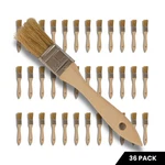 36 Pack 1" Chip Brushes Natural Bristle Disposable Paint Set Epoxy Resin. Fixed Price $19.95.