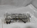 Crew 62110 Safety Glasses (1 Pair) Aviator Style Black Metal Frame Clear Lens-ne. Fixed Price $13.56.