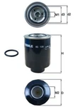 Mahle Fuel Filter Toyota Ford Dyna Hiace Iv Hilux Vi Land Cruiser 4024213. Fixed Price $17.37.