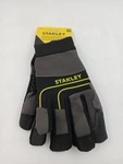 Stanley Work Gloves Xl Black Synthetic Leather Multi-purpose Neoprene Grip Palm. Fixed Price $15.30.